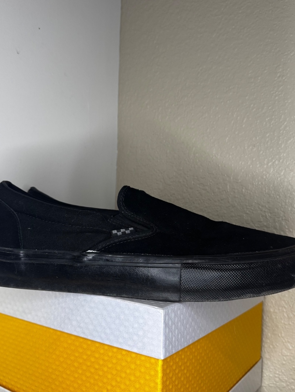 Vans Skate Slip-On DuraCap Black PopCush Men’s 12 Skate Shoes